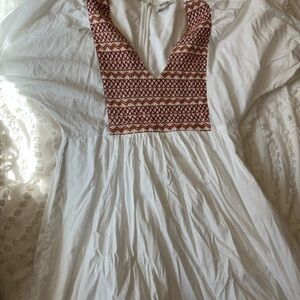 Madewell White Mini Sundress